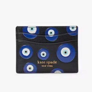 Kate Spade Morgan Evil Eye Embellished Card Holder
